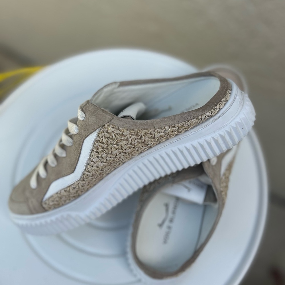 Voile Blanche Shabby2 Sneaker Mules in a beige/tan color Size  38 US 7.5
